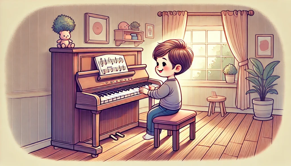 Lợi ích khi cho trẻ 4 tuổi học đàn piano