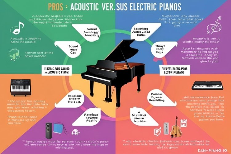Nên mua đàn piano cơ hay piano điện? 2 Nên mua đàn piano cơ hay piano điện? So sánh chi tiết